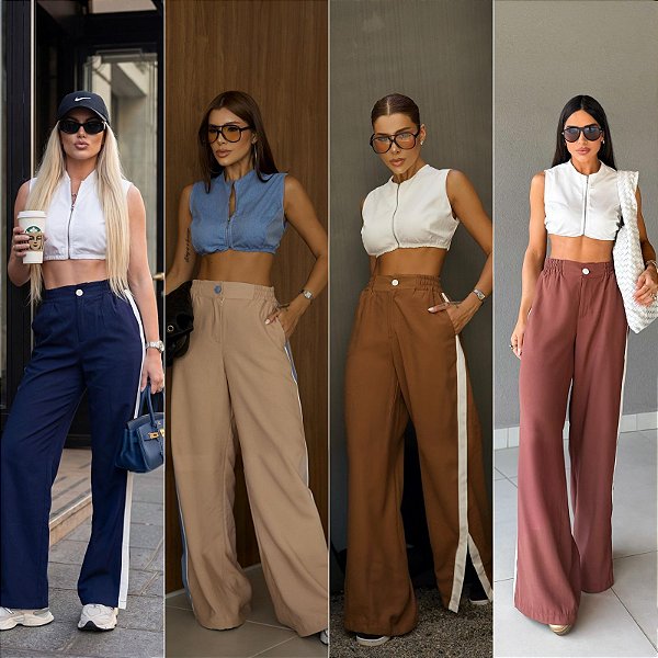 Conjunto De Calça & Cropped