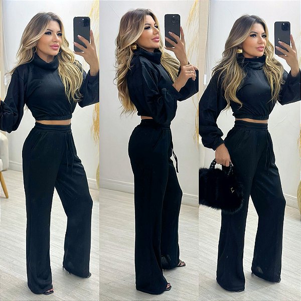 Conjunto De Calça & Cropped