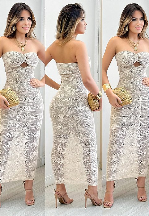 Vestido Tomara Que Caia Arrastão
