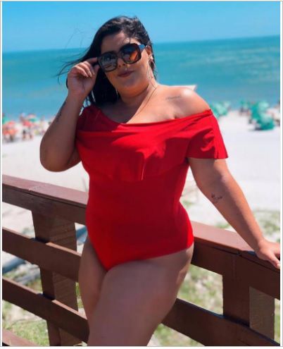 Body plus size ciganinha Clearance