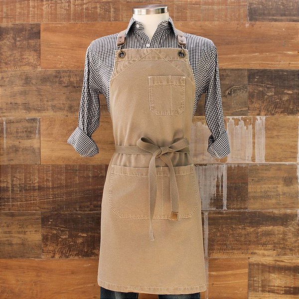 Avental Montana - Bege Estonado