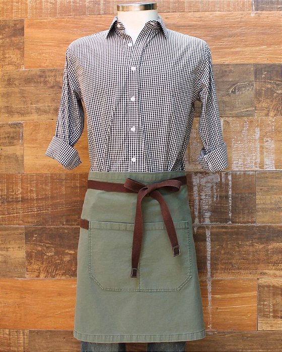 Avental de Cintura - Verde estonado