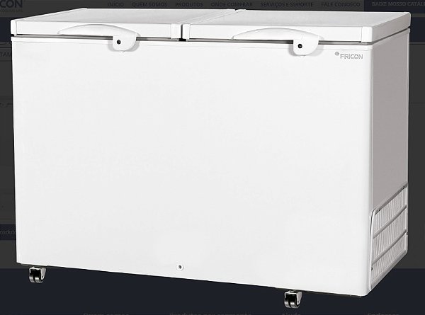 FREEZER HORIZONTAL FRICON DUPLA AÇÃO - HCED411-2C PADRÃO - 220V