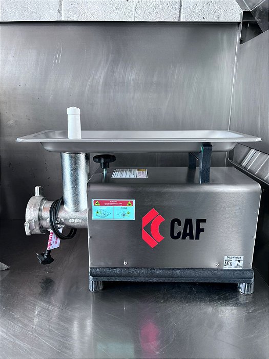 MOEDOR DE CARNE ELETRICO CAF 10 SM-I BIVOLT 1/2 CV - NOVO