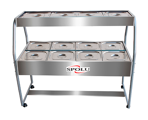 Buffet Combinado Spolu 8 Cubas Quentes 4 Cubas Frias 220V SPL-508CO