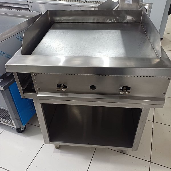 CHAPA SEM MARCA A GAS 800x770x350mm - LISA - COM ESPELHO TRASEIRO
