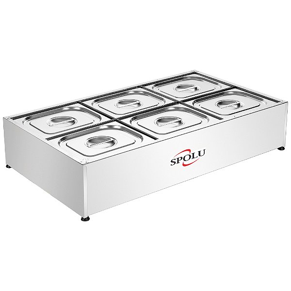 BUFFET SALADA DE BANCADA - 6 Cubas - GELO X  SPL-511 BC