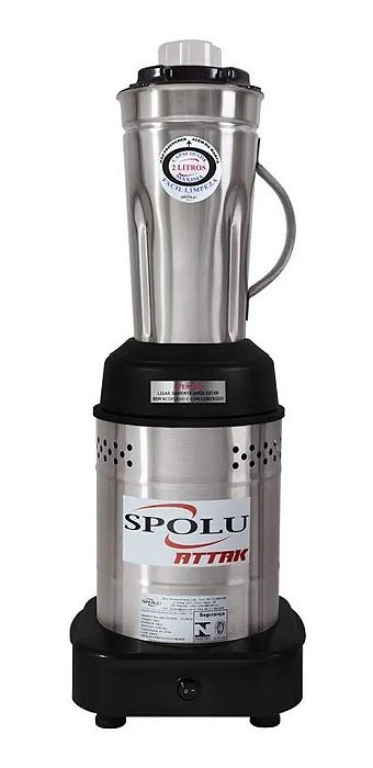 LIQUIDIFICADOR SPOLU BAIXA ROTAÇÃO ATTACK 220V 700W 2 LITROS