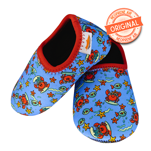 Caranguejo - Sapatilha Neoprene Air Original c/ solado aderente