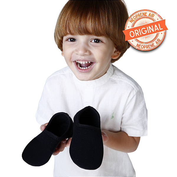 Preto - Sapatilha Neoprene Air Original c/ solado aderente