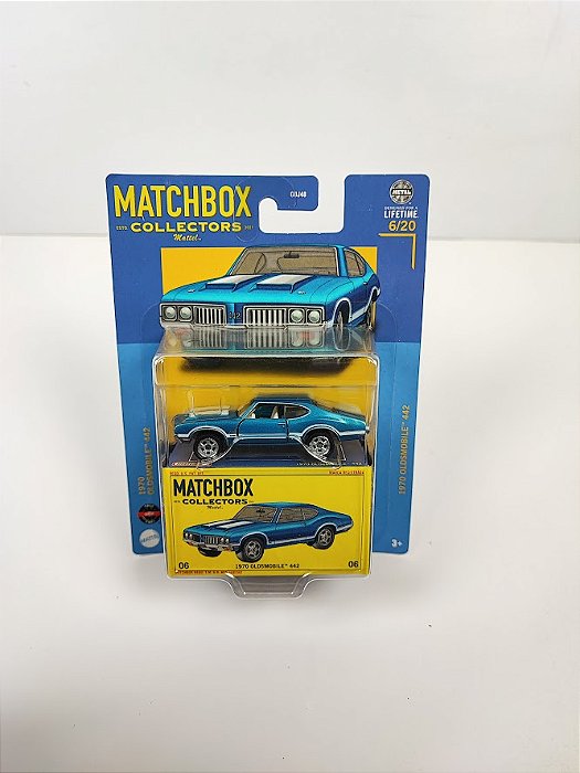 Matchbox 1970 Oldsmobile 442 Collectors 6/20 Azul
