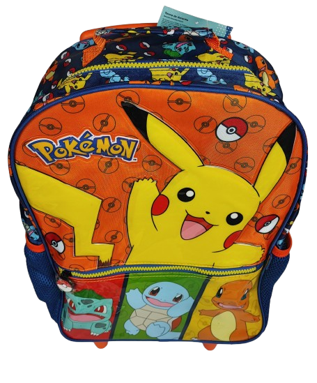 Mochila Mala Infantil com Rodinha Pokémon X2-A Xeryus