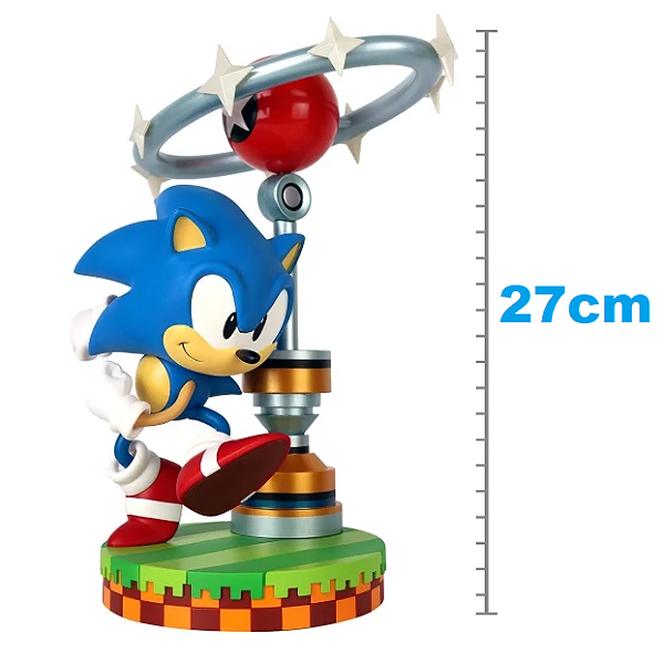 Figure Boneco Sonic The Hedgehog 27cm