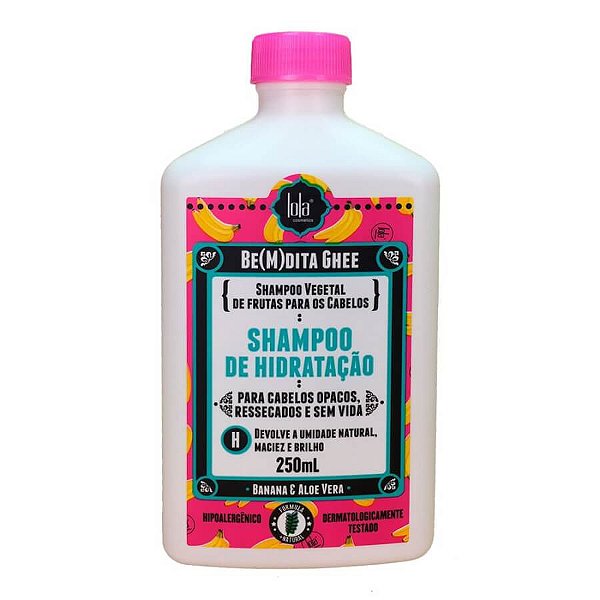 Lola Cosmetics Be(m)dita Ghee Banana e Aloe Vera - Shampoo de Hidratação - 250ml