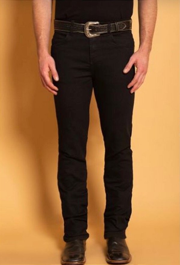 Calça masculina Tassa Jeans Cowboy Cut Preto Ref.3319