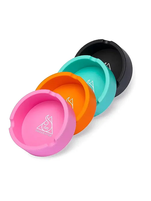 Cinzeiro Redondo de Silicone Squadafun