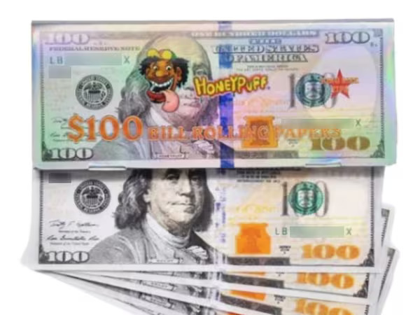 Nota 100$ Honeypuf Bill Rolling Papers
