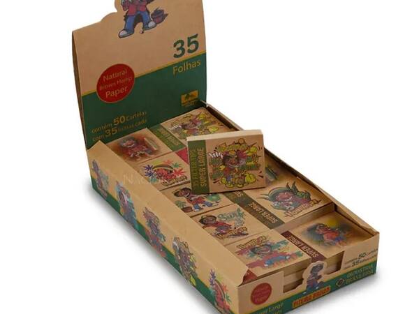 Piteira de Papel Extra Large Honey Puff Brown