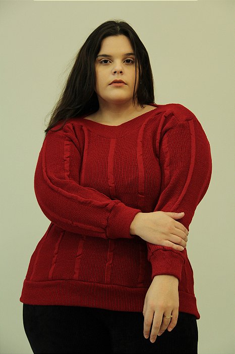 Blusa Enrugadinha Tricô