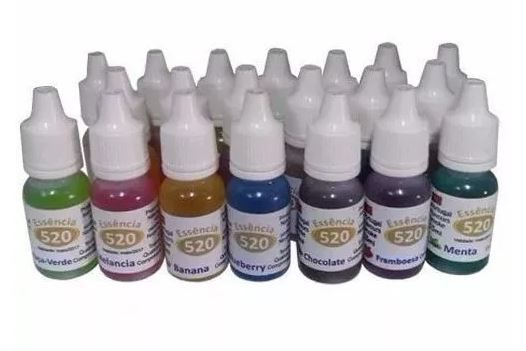 Kit 20 Essência Liquida 520 para canetas Ce eletrônicos