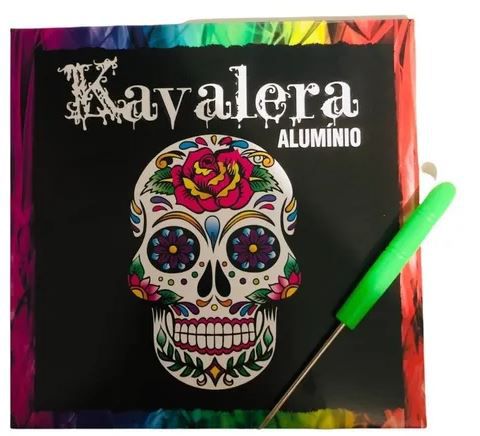 Papel Alumínio Para Narguile Kavalera 50 Folhas + Furador