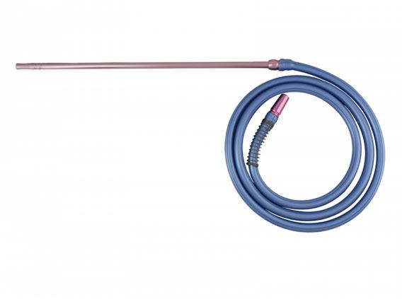 KIT PITEIRA DE ALUMÍNIO ANUBIS SLIM C/ REFIL ANTICHAMAS AZUL CLARO COM ROSE