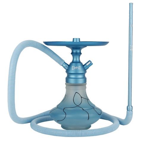 NARGUILE ANUBIS COMPACT GENIE AZUL CLARO + ROSH