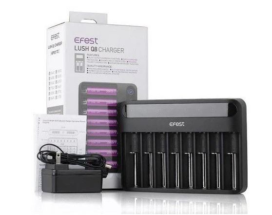 CARREGADOR EFEST LUSH Q8 CHARGER.