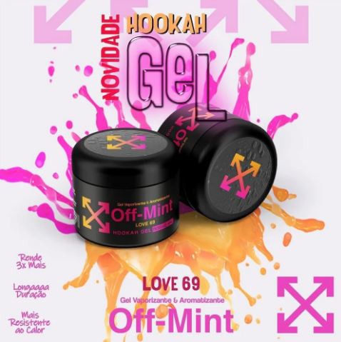 Off Mint  Gel Vaporizante 50g - Love 69