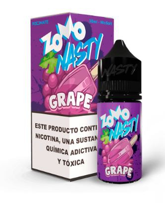 LÍQUIDO NICSALT GRAPE - ZOMO + NASTY