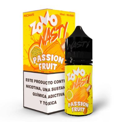 LÍQUIDO NICSALT PASSION FRUIT - ZOMO + NASTY