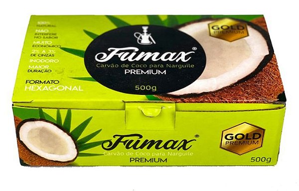 Carvão de Coco Fumax - 500g.
