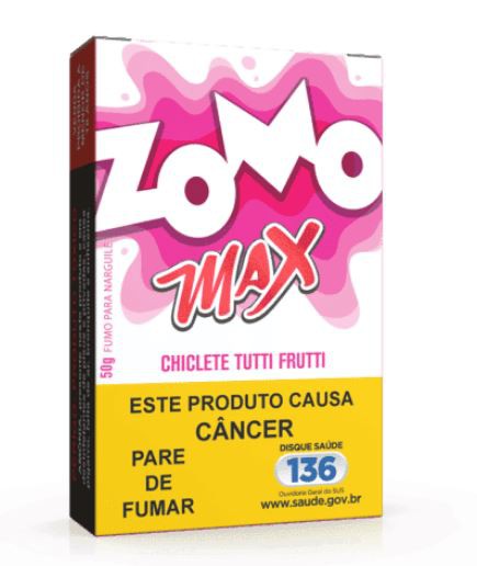 ESSÊNCIA ZOMO CHICLETE TUTTI FRUTTI MAX 50G LANÇAMENTO