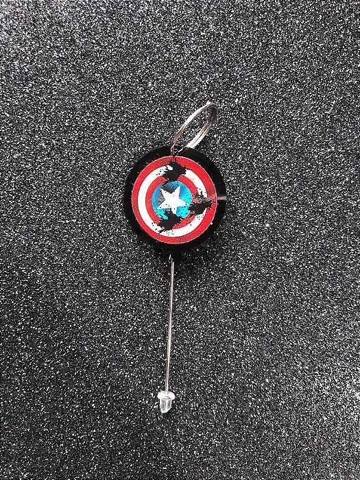 Furador para Narguilé Simples Capitão America.