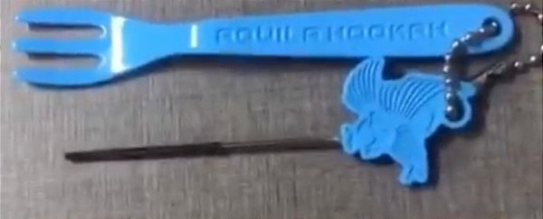FURADOR E GARFO PARA ESSÊNCIA AQUILA HOOKAH AZUL BEBE