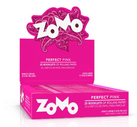 Caixa de Seda Zomo Perfect Pink- 25 Livretos