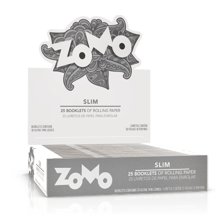 Caixa de Seda Zomo Slim Prata- 25 Livretos