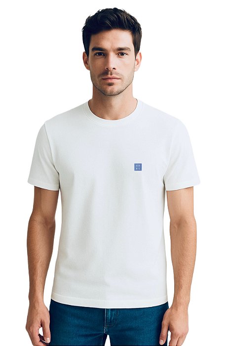Camiseta Pima Off White R3 Lilás