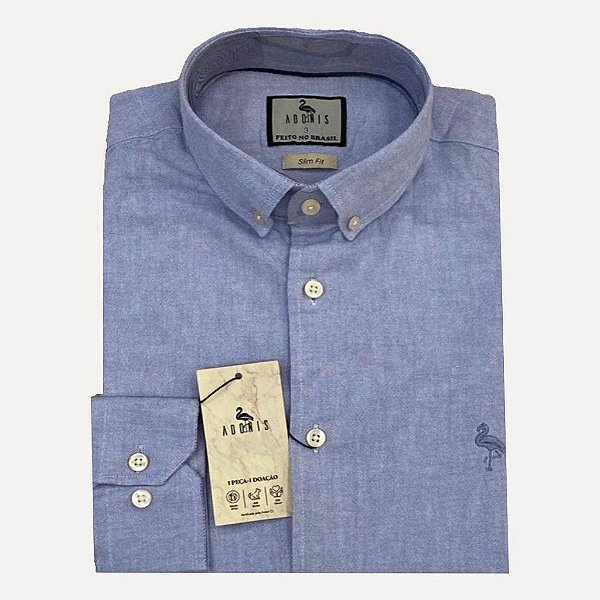 Camisa Social Oxford Gold