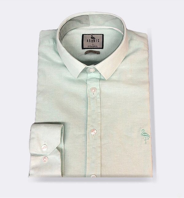Camisa Social Verde Brisa