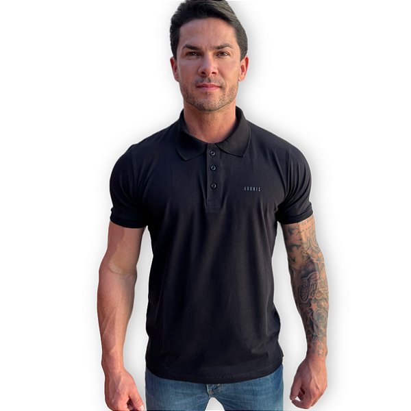 Camisa Polo Pima Confort Black