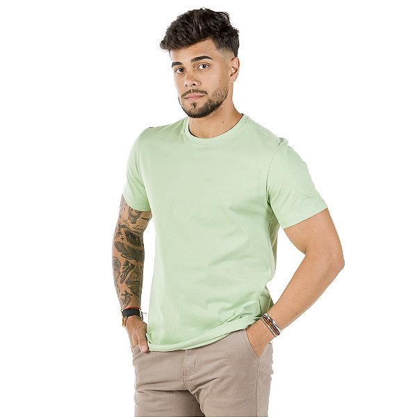Camiseta Verde 100% Algodão