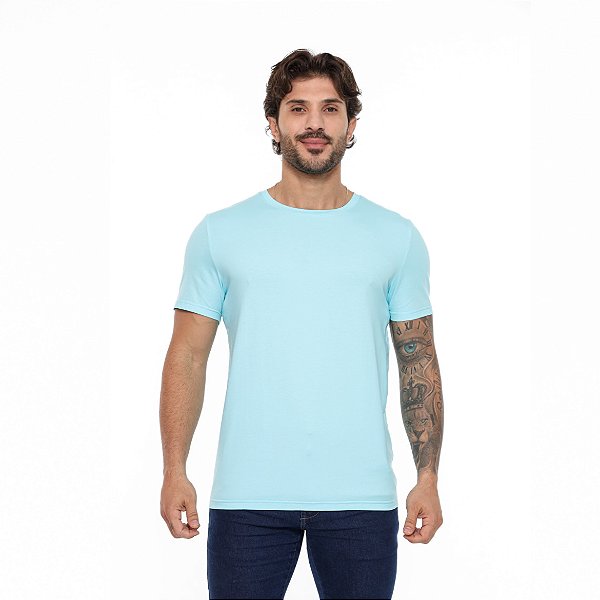 Camiseta Pima Azul Piscina