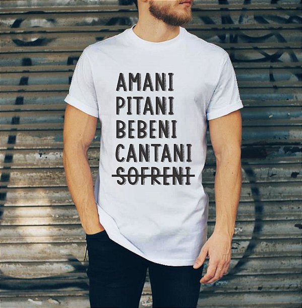 Camiseta Estampada Frases