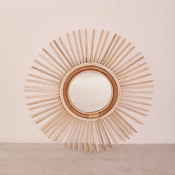 Espelho Moldura Sol 70cm