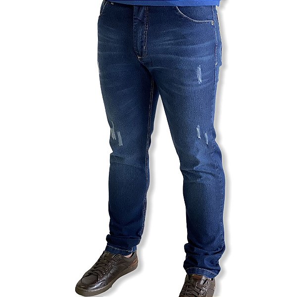 Calça Jeans OTT Slim com Elastano