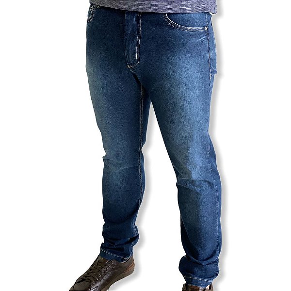 Calça Jeans OTT Slim com Elastano