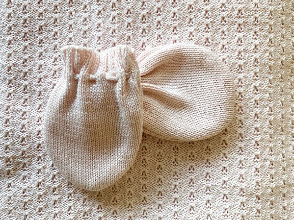 Luvinha em tricot Rosa