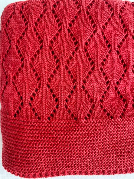 Manta Liz na cor vermelha