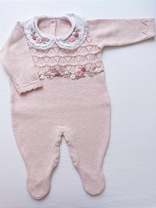 Macacão Ana Rosa Bebê